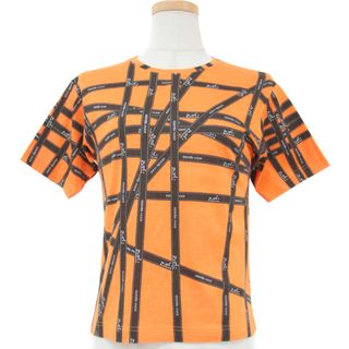 HERMES エルメス Tシャツ・カットソー XS オレンジ