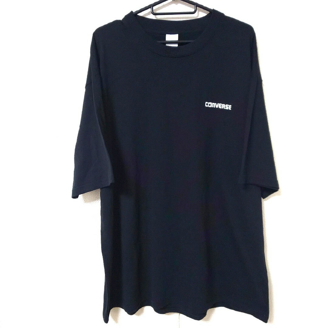 CONVERSE(コンバース)の新品 4L CONVERSE 半袖 Tシャツ  大きいサイズ 未使用 ブラック メンズのトップス(Tシャツ/カットソー(半袖/袖なし))の商品写真