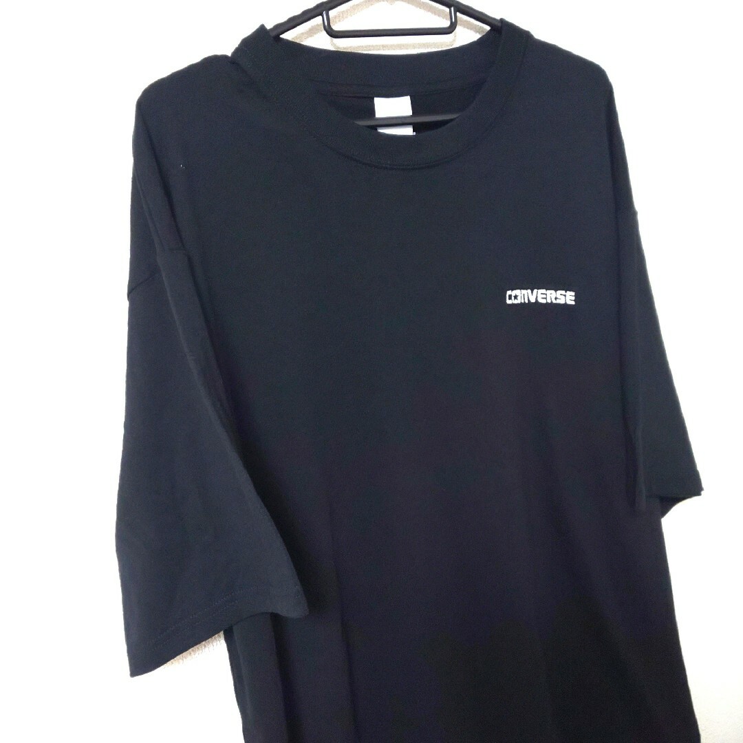 CONVERSE(コンバース)の新品 4L CONVERSE 半袖 Tシャツ  大きいサイズ 未使用 ブラック メンズのトップス(Tシャツ/カットソー(半袖/袖なし))の商品写真