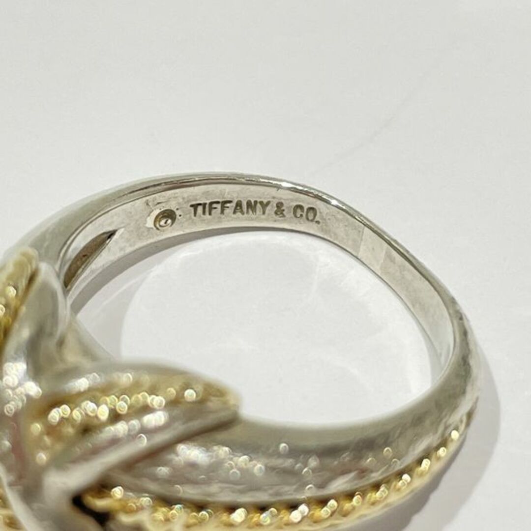 TIFFANY&Co. 【訳アリ】ヴィンテージ シグネチャー コンビ リング・指輪 SV925×K18YG