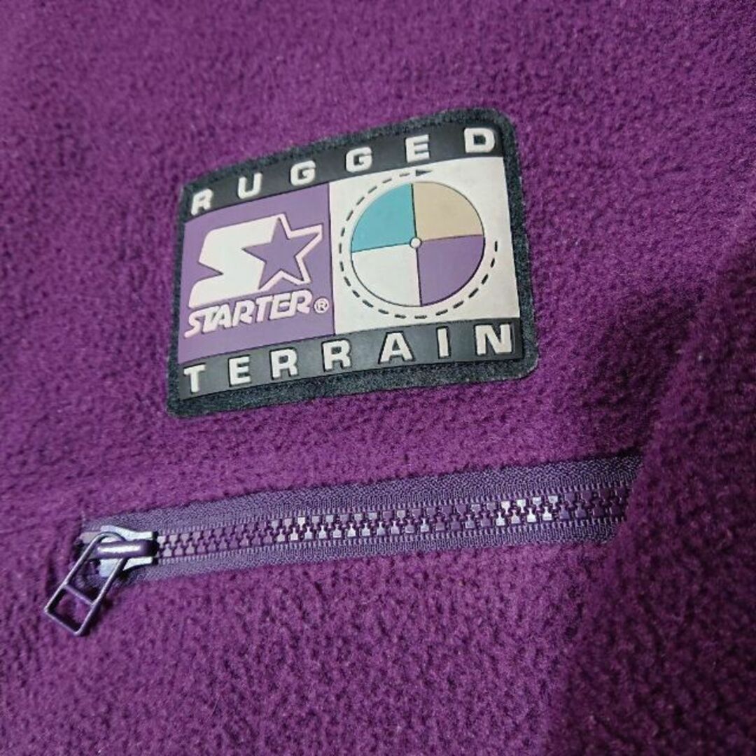 90s Starter Rugged フリースジャケット 古着 スターター
