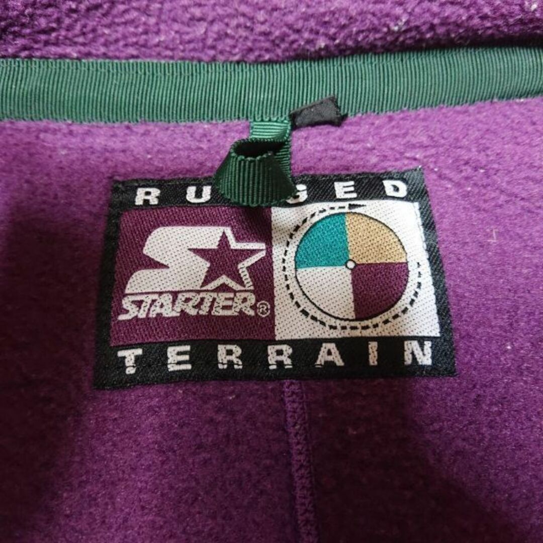 90s Starter Rugged フリースジャケット 古着 スターター