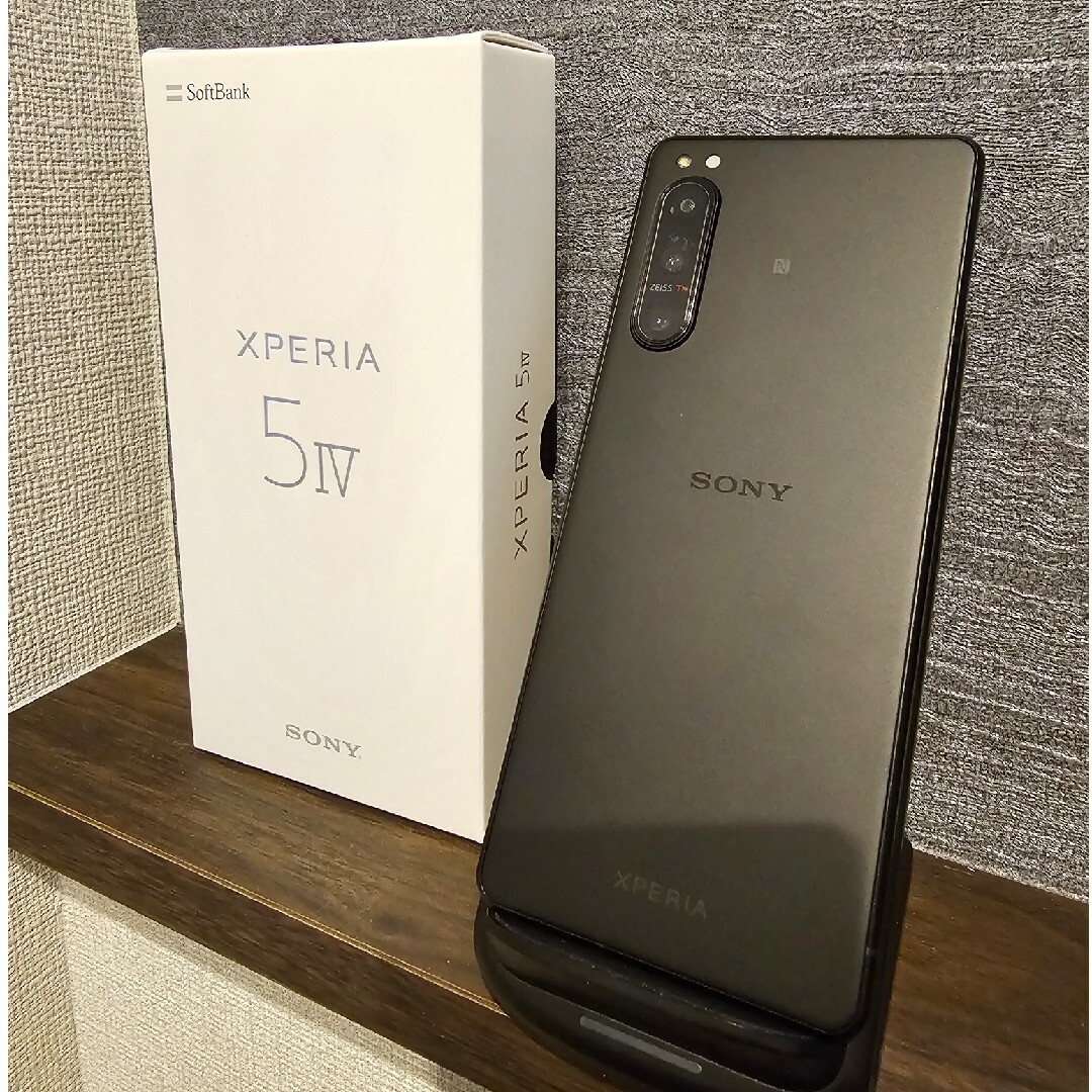 Xperia5 Ⅳ(SB版SIMフリー)　本体+ガラスフィルム2点+TPUケース