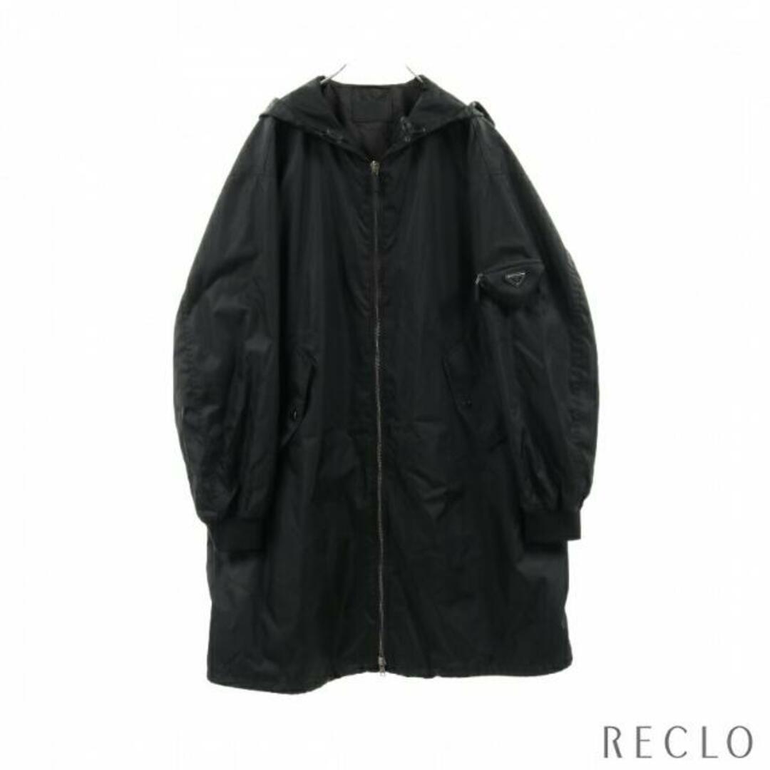 Re-Nylon レインコート コート ブラック フード付き