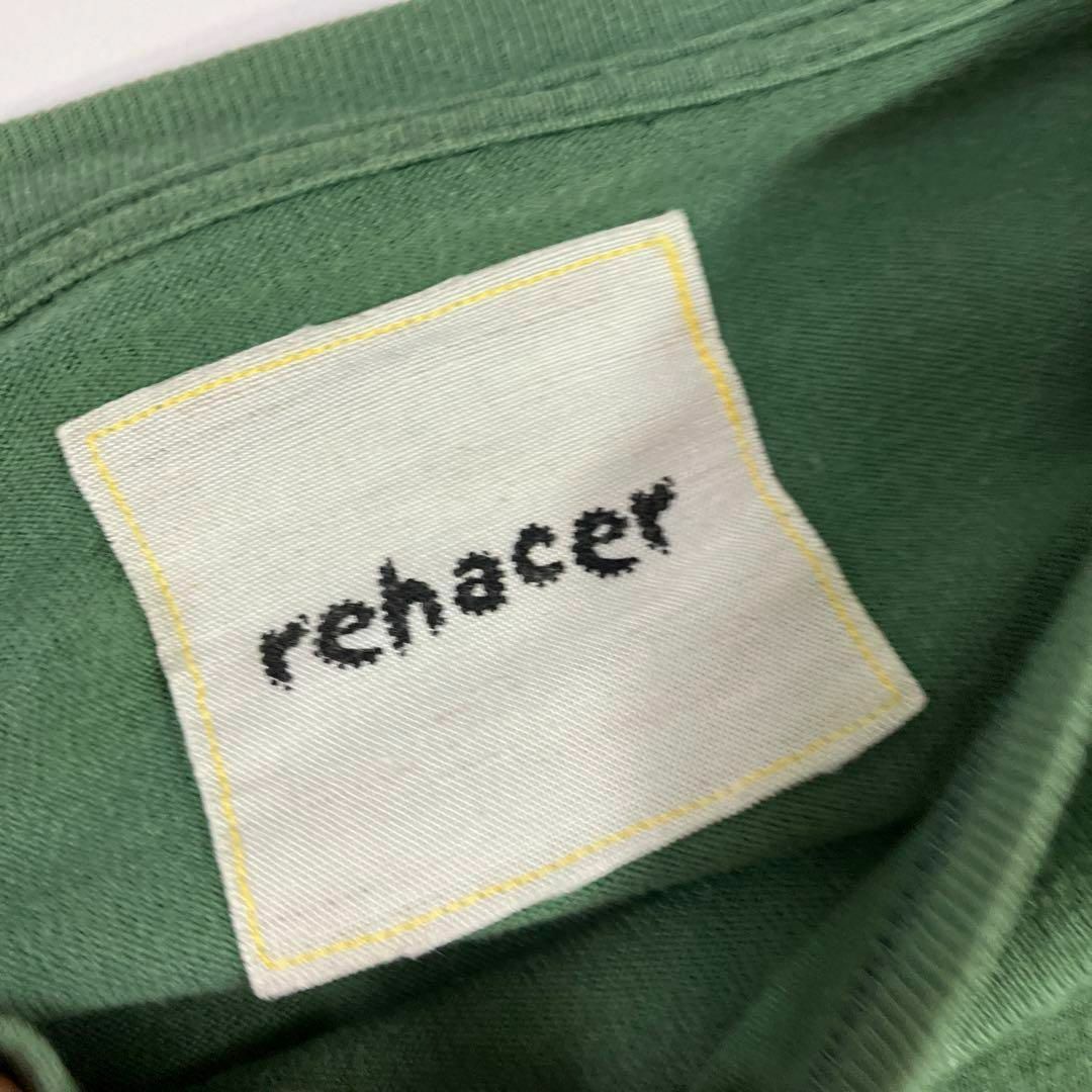 rehacer レアセル　Tシャツ　ユニコーン　刺繍　　グリーン　XL