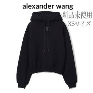 ティーバイアレキサンダーワン(T by Alexander Wang)の■ alexander wang.t コットン テリー ロゴ フーディ ■(パーカー)