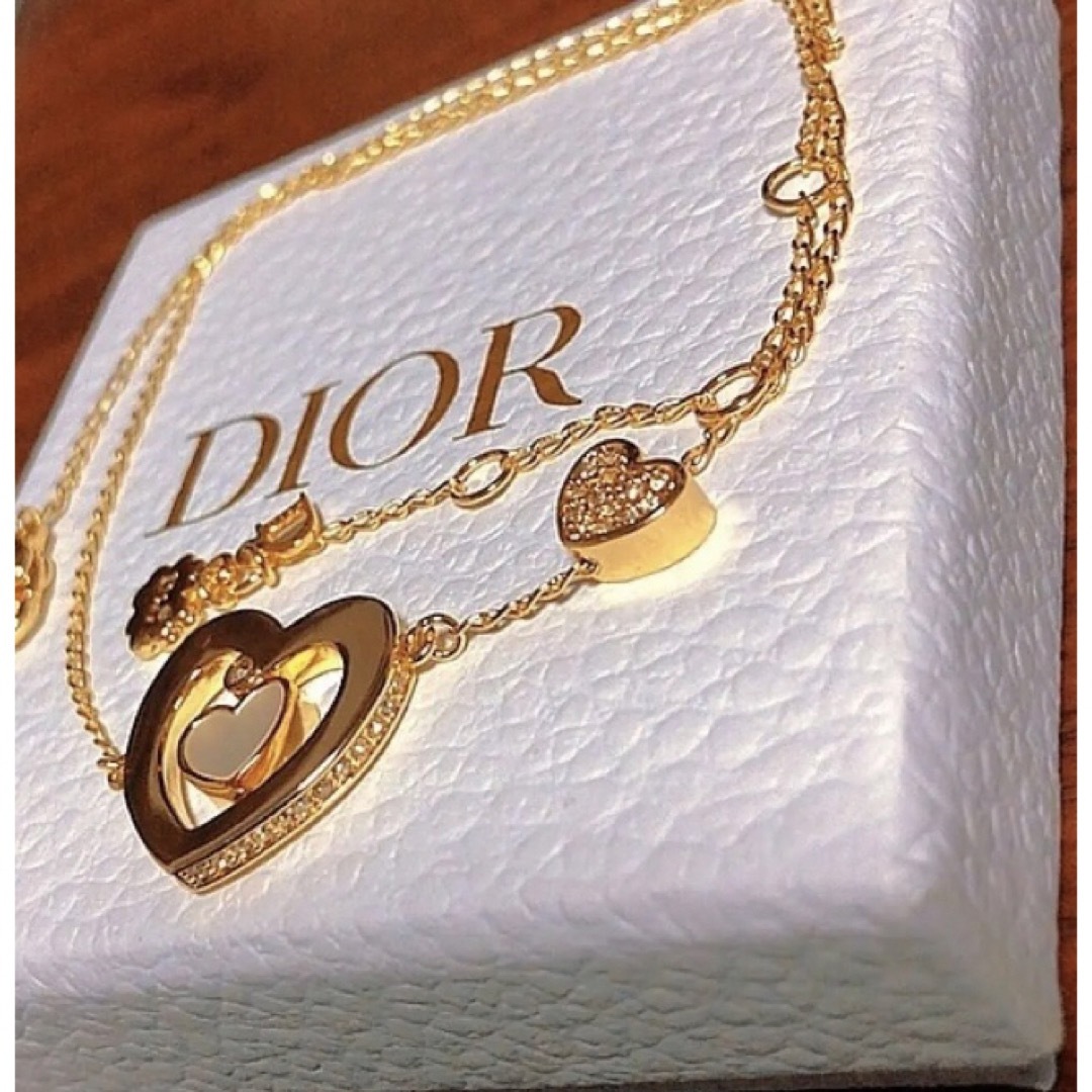Dior ネックレス ゴールド ハート ディオール 可愛い - ネックレス