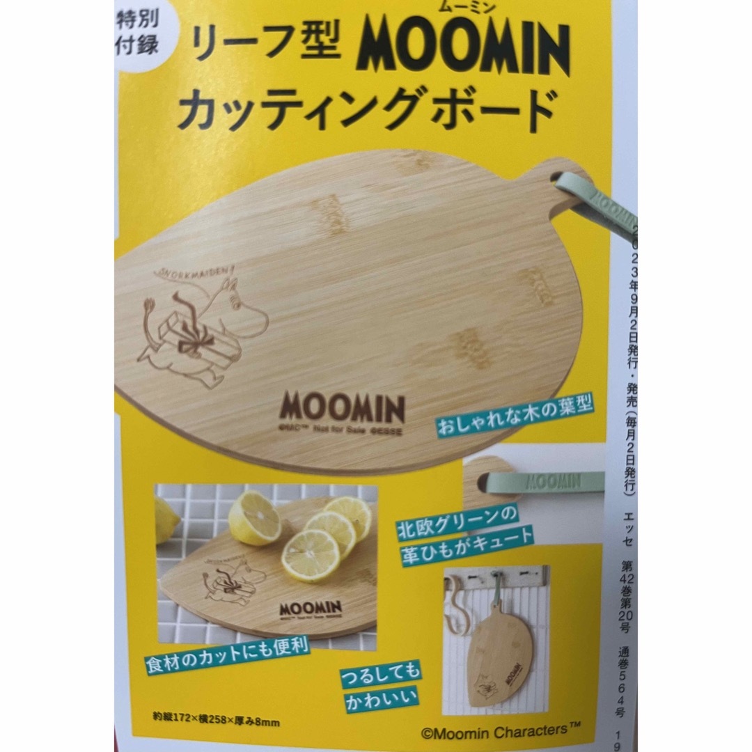 MOOMIN(ムーミン)のムーミン　カッティングボード インテリア/住まい/日用品のキッチン/食器(テーブル用品)の商品写真