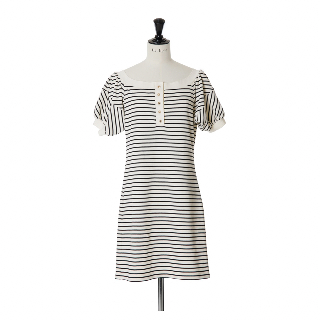 Her lip to - Saint-Tropez. Striped Mini Dressの通販 by HKshop ...