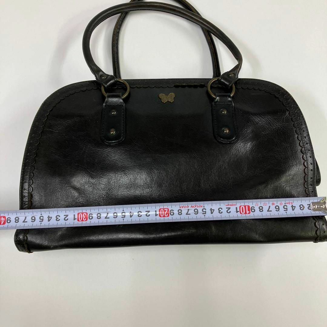 ANNA SUI アナスイ バンドバッグ レザー 女子 ブラック Y2K 1