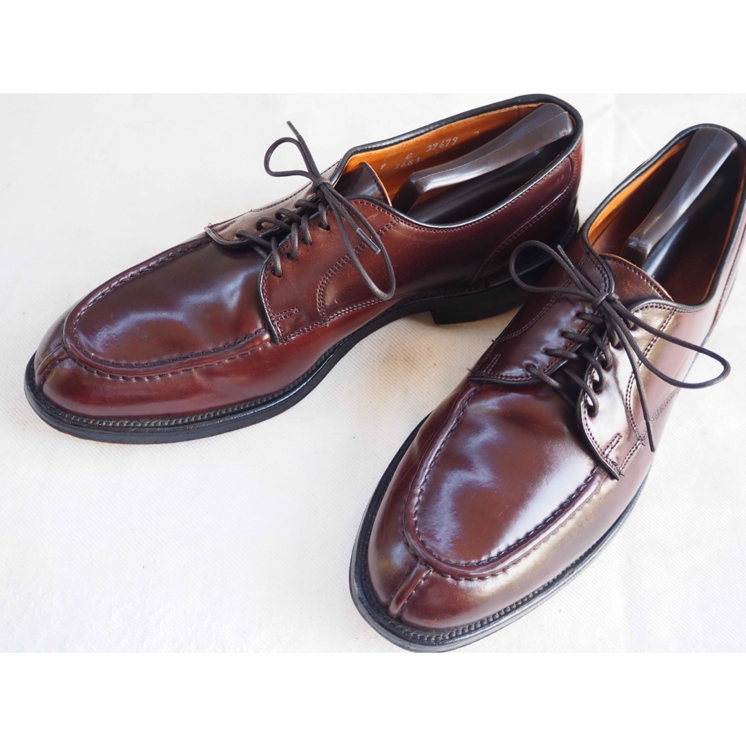 良好Allen Edmonds Cordovan Bradley Split Toe