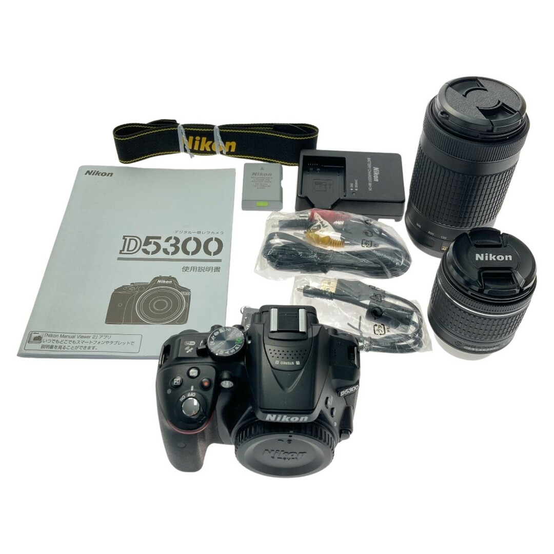 Nikon - Nikon ニコン デジタル一眼レフカメラ D5300 ダブルズーム