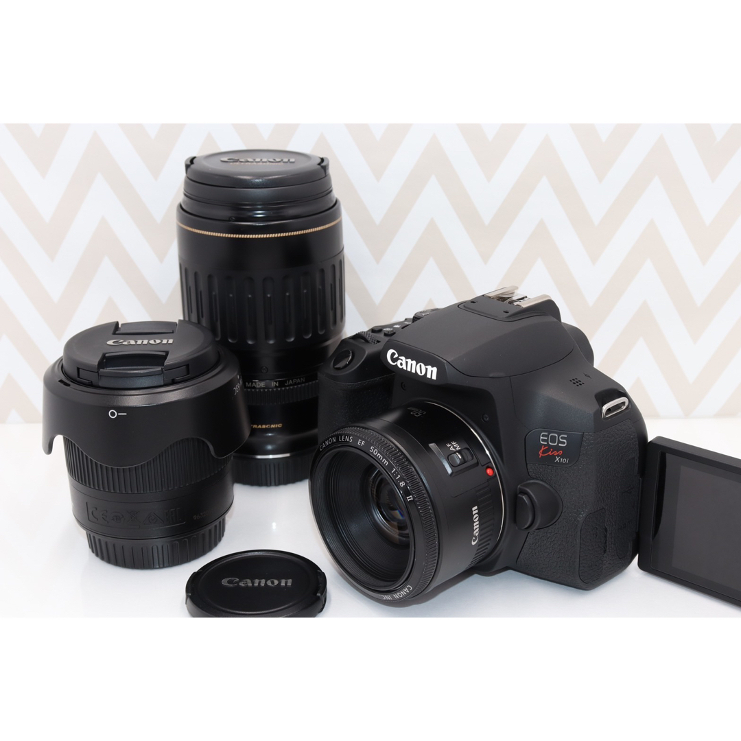 Canon - ⭐️レンズ3本⭐️最新機種⭐️Canon EOS KISS X10i⭐️の通販