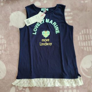 リンジィ(Lindsay)のLindsay リンジィ レース付きタンクトップ サイズ160(Tシャツ/カットソー)