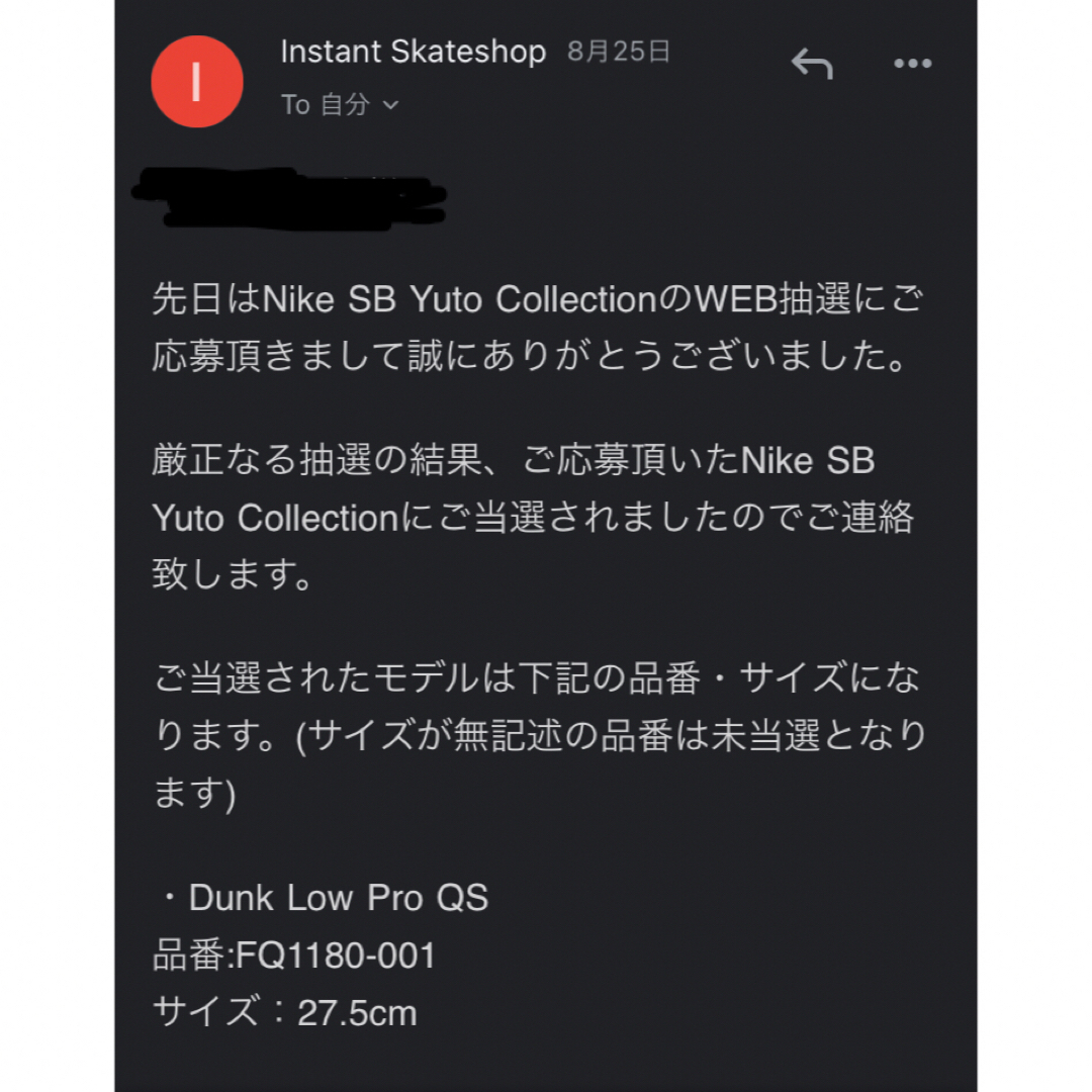 NIKE SB Dunk Low Pro QS Yuto 27.5  堀米 雄斗