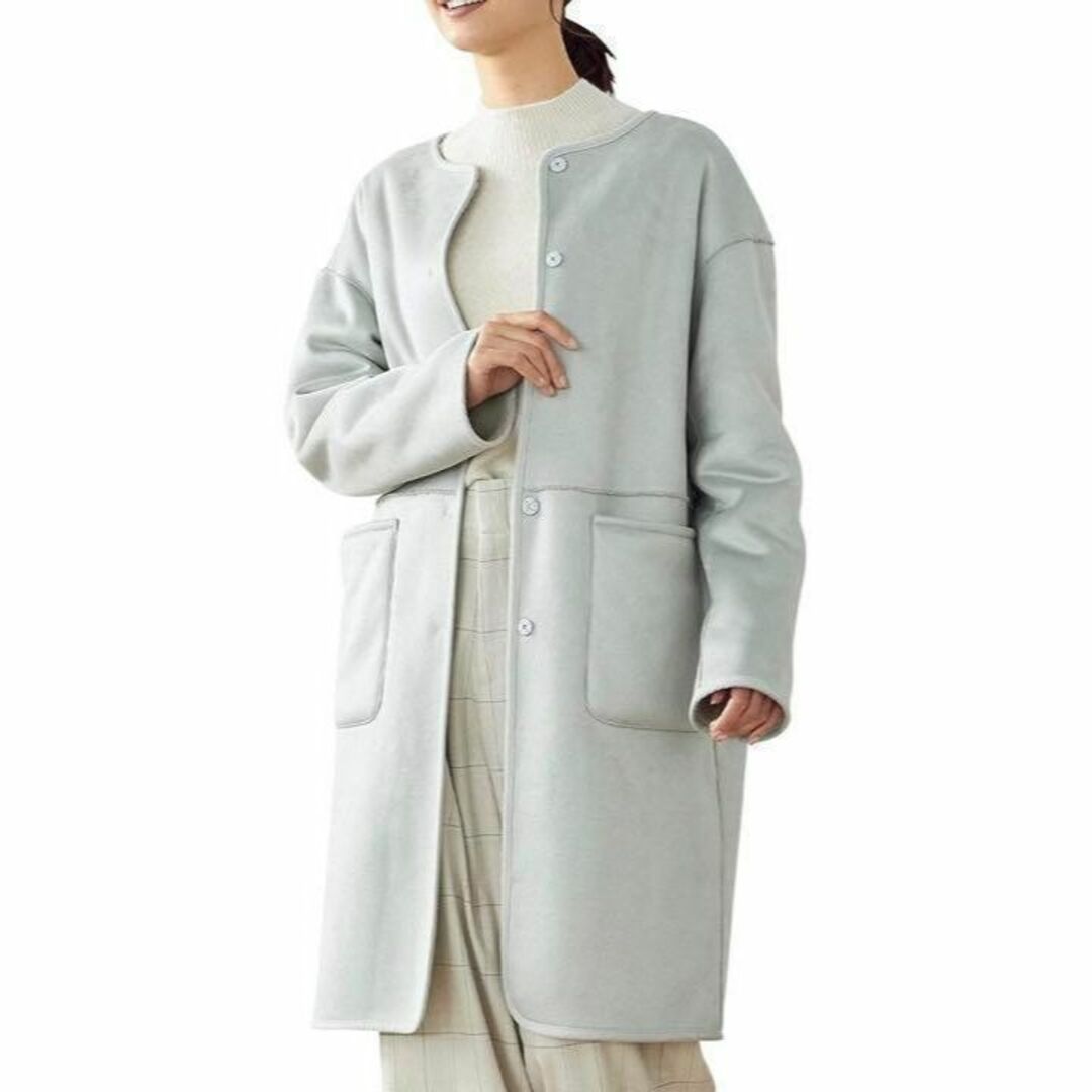 COMME CA ISM(コムサイズム)のコムサイズム　ムートンコート　リバーシブル　アウター レディースのジャケット/アウター(毛皮/ファーコート)の商品写真