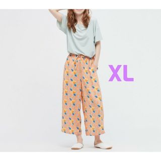 ユニクロ(UNIQLO)のUNIQLO ミッキー リラコ XL ディズニー ルームパンツ 部屋着 パジャマ(ルームウェア)