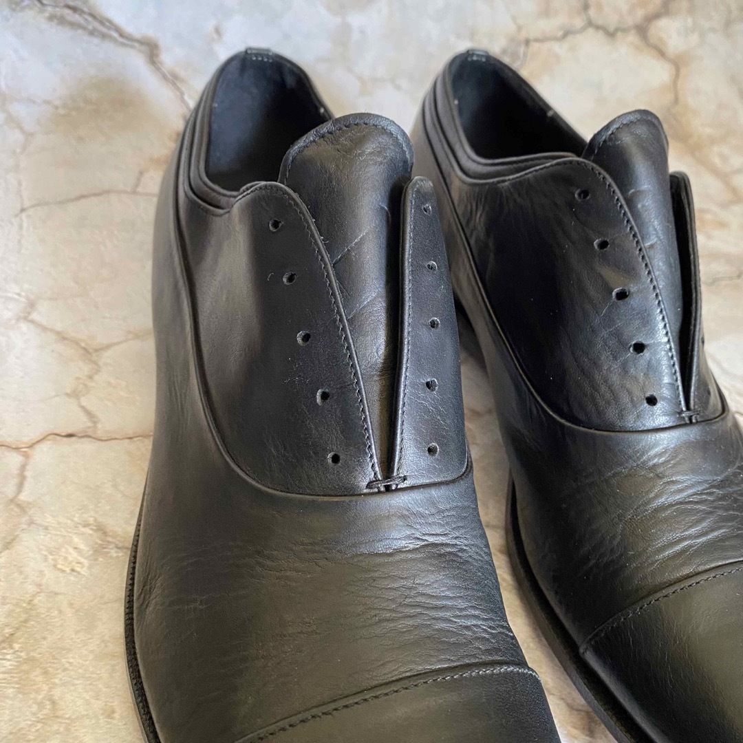 新品 PREMIATA オックスフォード ストレートチップ レザーシューズ 革靴アッパーカーフレザー