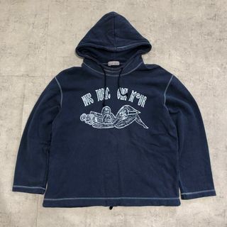 ヒステリックグラマー パーカー(メンズ)(ブルー・ネイビー/青色系)の