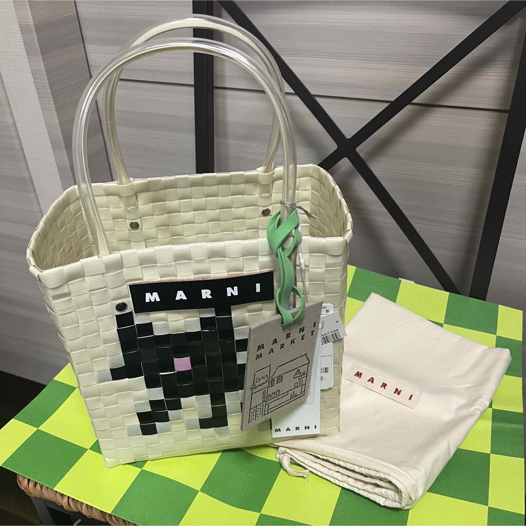 未使用品 マルニマーケット ピクニックバッグ ねこ