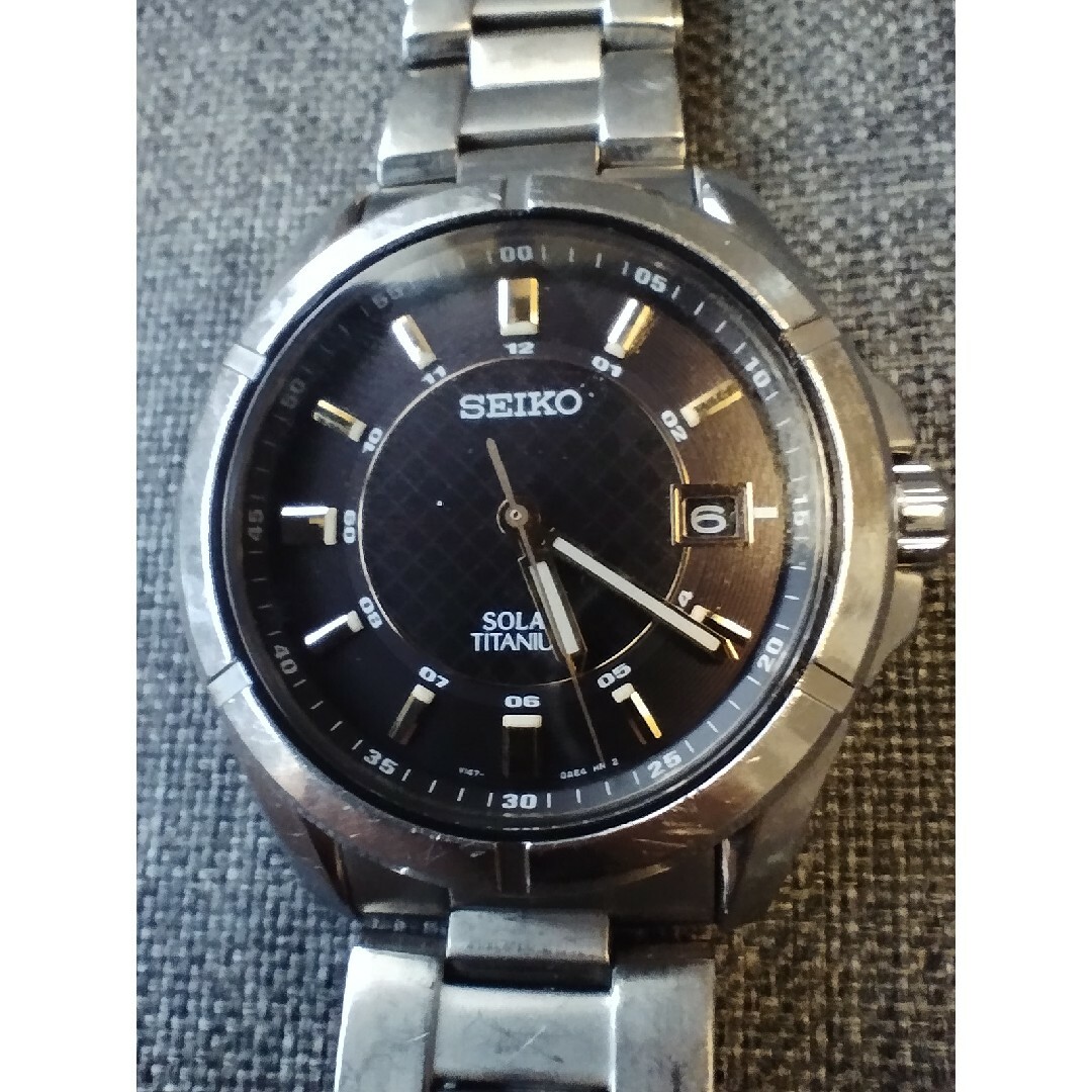 Seiko SPIRIT ソーラー腕時計/V147-0AV0//SBPN089
