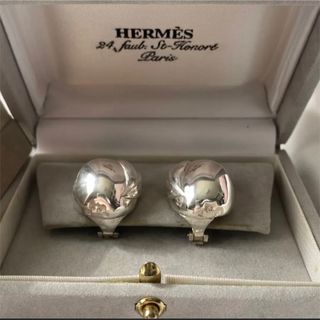 エルメス　りんご　イヤリング　林檎　リンゴ　アップル　HERMES ヴィンテージ