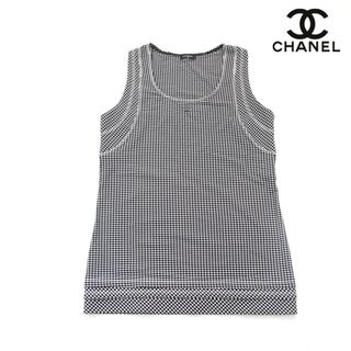 CHANEL - シャネルトップス ココマーク レースタンクトップ レーヨン ...