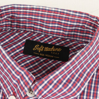 ソフトマシーン　softmachine  cpoジャケット　ネルシャツ　刺繍