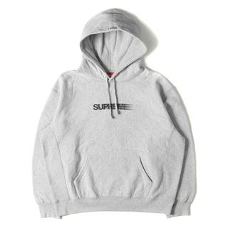 Supreme シュプリーム モーション ロゴ ヘザー グレー XLパーカー
