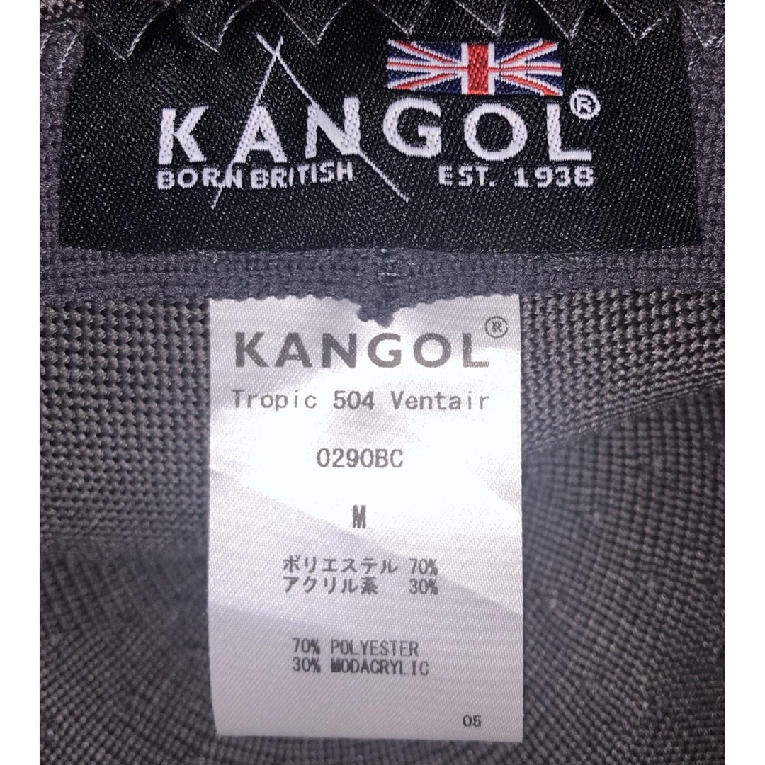 KANGOL(カンゴール)のM 美品 KANGOL ハンチングキャップ グレー 灰色 カンゴール ベレー帽 メンズの帽子(ハンチング/ベレー帽)の商品写真