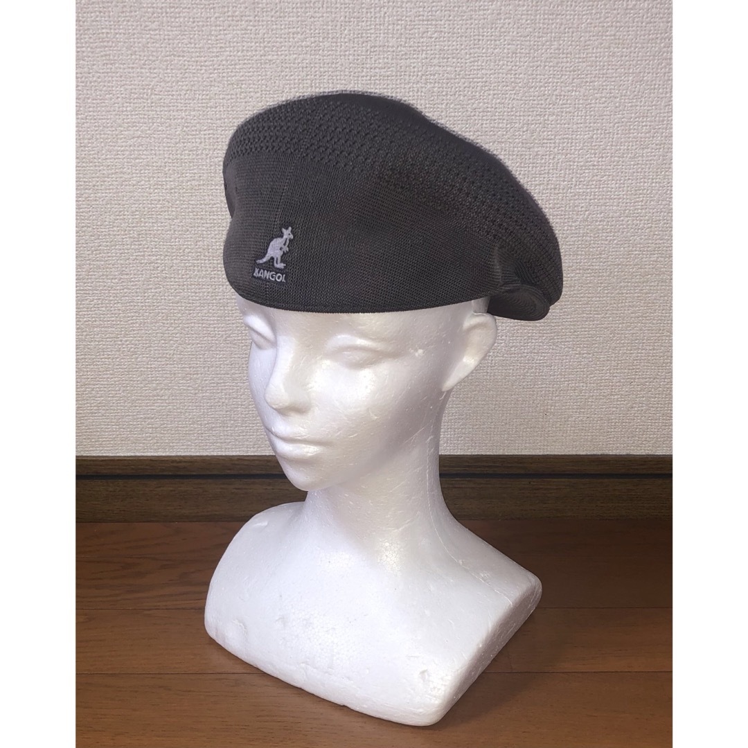 KANGOL(カンゴール)のM 美品 KANGOL ハンチングキャップ グレー 灰色 カンゴール ベレー帽 メンズの帽子(ハンチング/ベレー帽)の商品写真