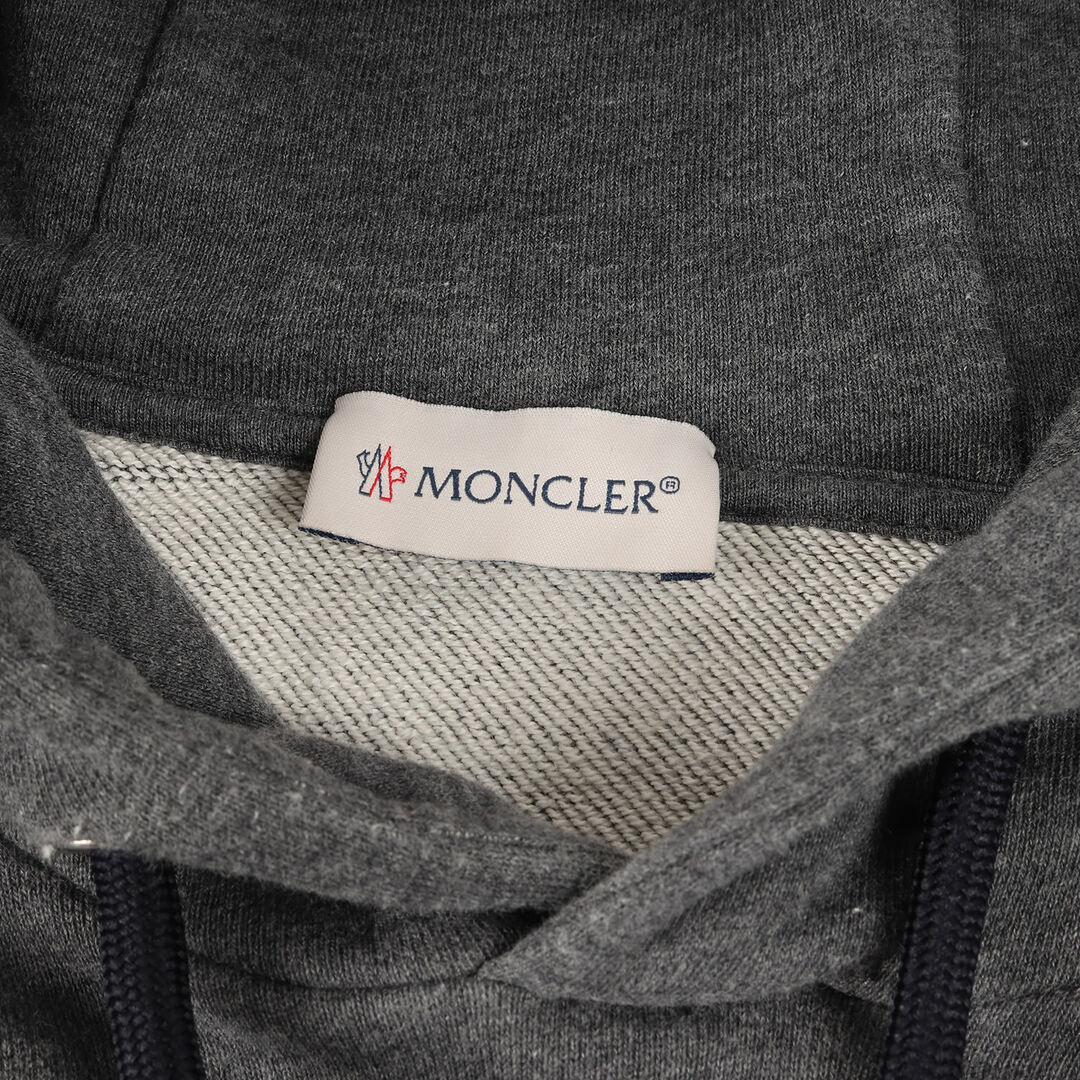 MONCLER - MONCLER モンクレール パーカー サイズ:M ビッグロゴ刺繍