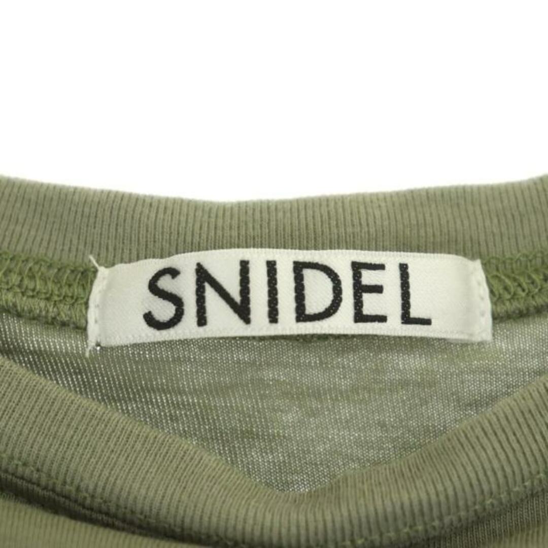 SNIDEL(スナイデル)のスナイデル 21SS ショルダーパデットカットトップス ノースリーブ ONE レディースのトップス(カットソー(半袖/袖なし))の商品写真