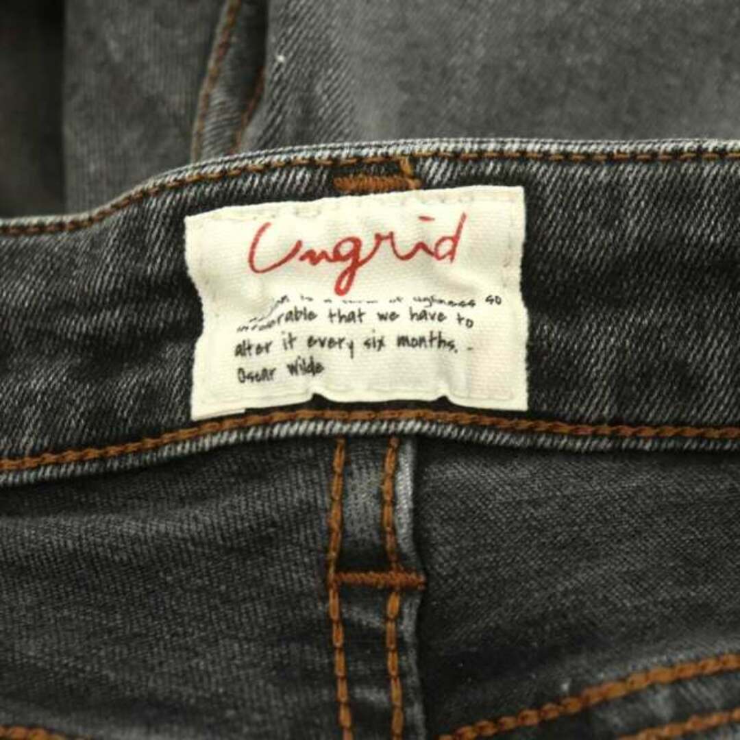 Ungrid(アングリッド)のアングリッド ハイウエストスキニーデニム パンツ ストレッチ 23 グレー レディースのパンツ(デニム/ジーンズ)の商品写真