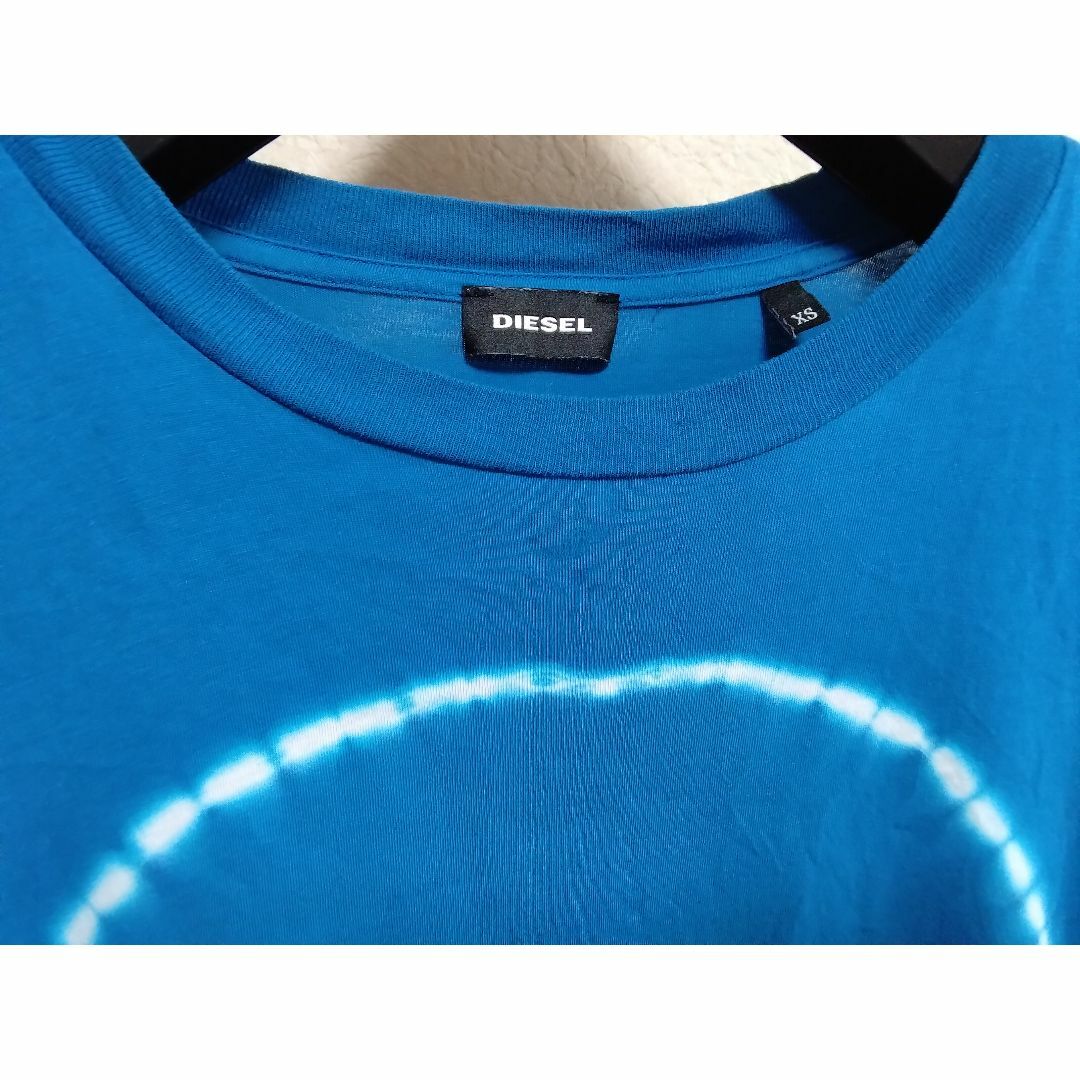 DIESEL(ディーゼル)のDIESEL　タイダイ輪っかのTシャツ　XS(大きめ)　ディーゼル　ユニセックス メンズのトップス(Tシャツ/カットソー(半袖/袖なし))の商品写真
