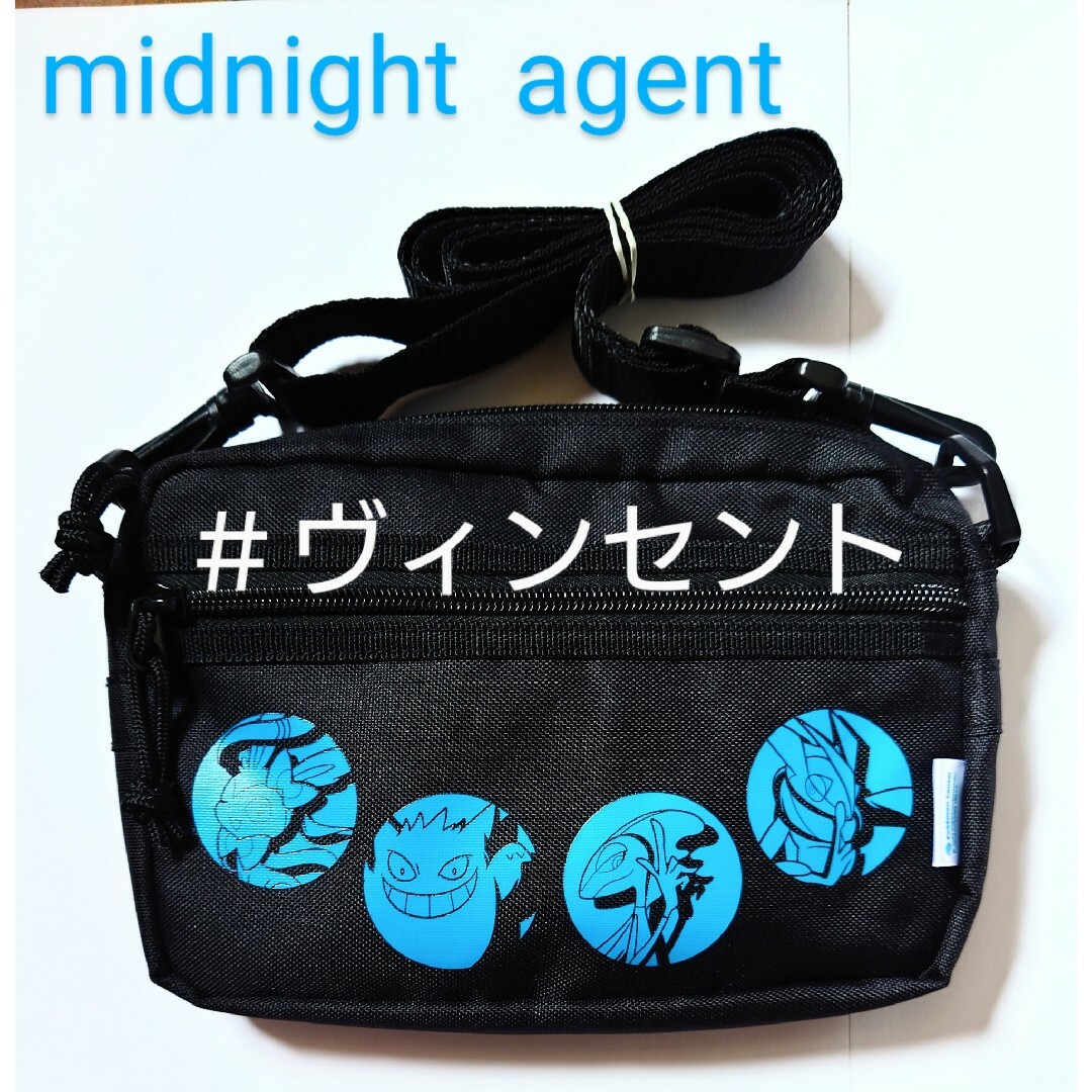 ポケモン 未使用 midnight agent サコッシュ インテレオン