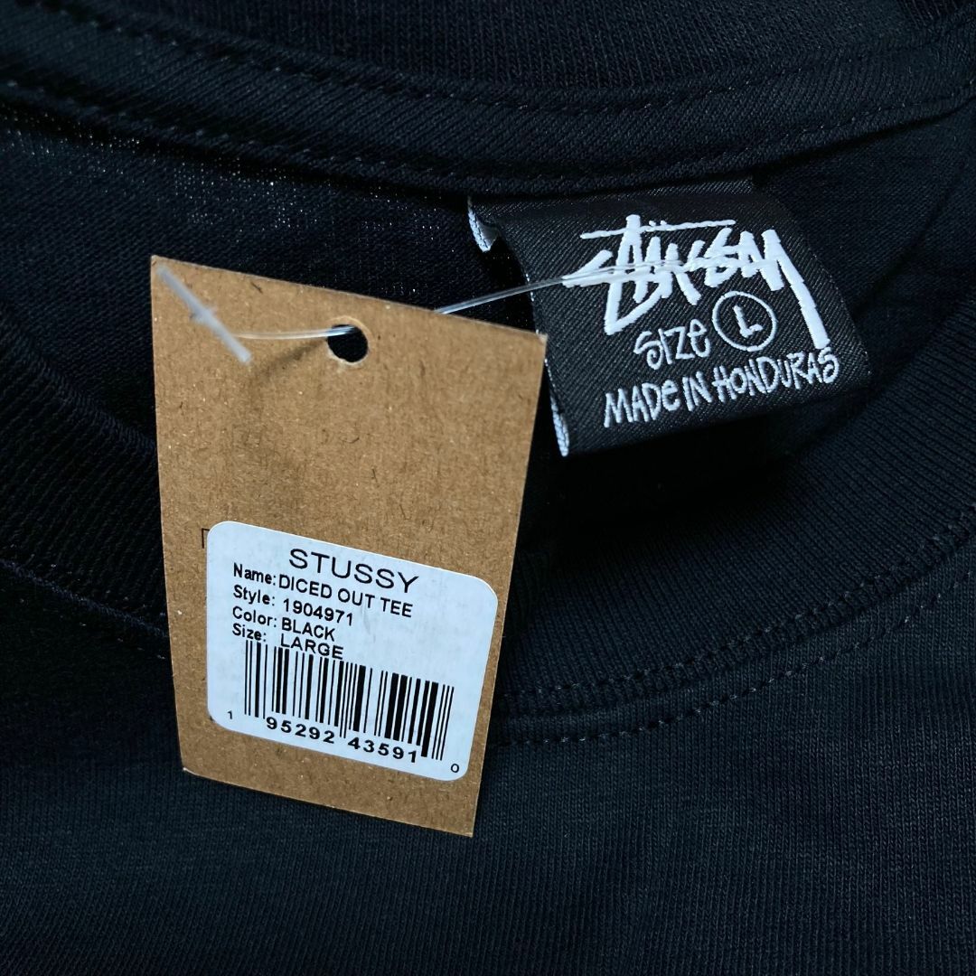 STUSSY(ステューシー)のSTUSSY ステューシー ダイスアウト Tシャツ BK Lサイズ メンズのトップス(Tシャツ/カットソー(半袖/袖なし))の商品写真