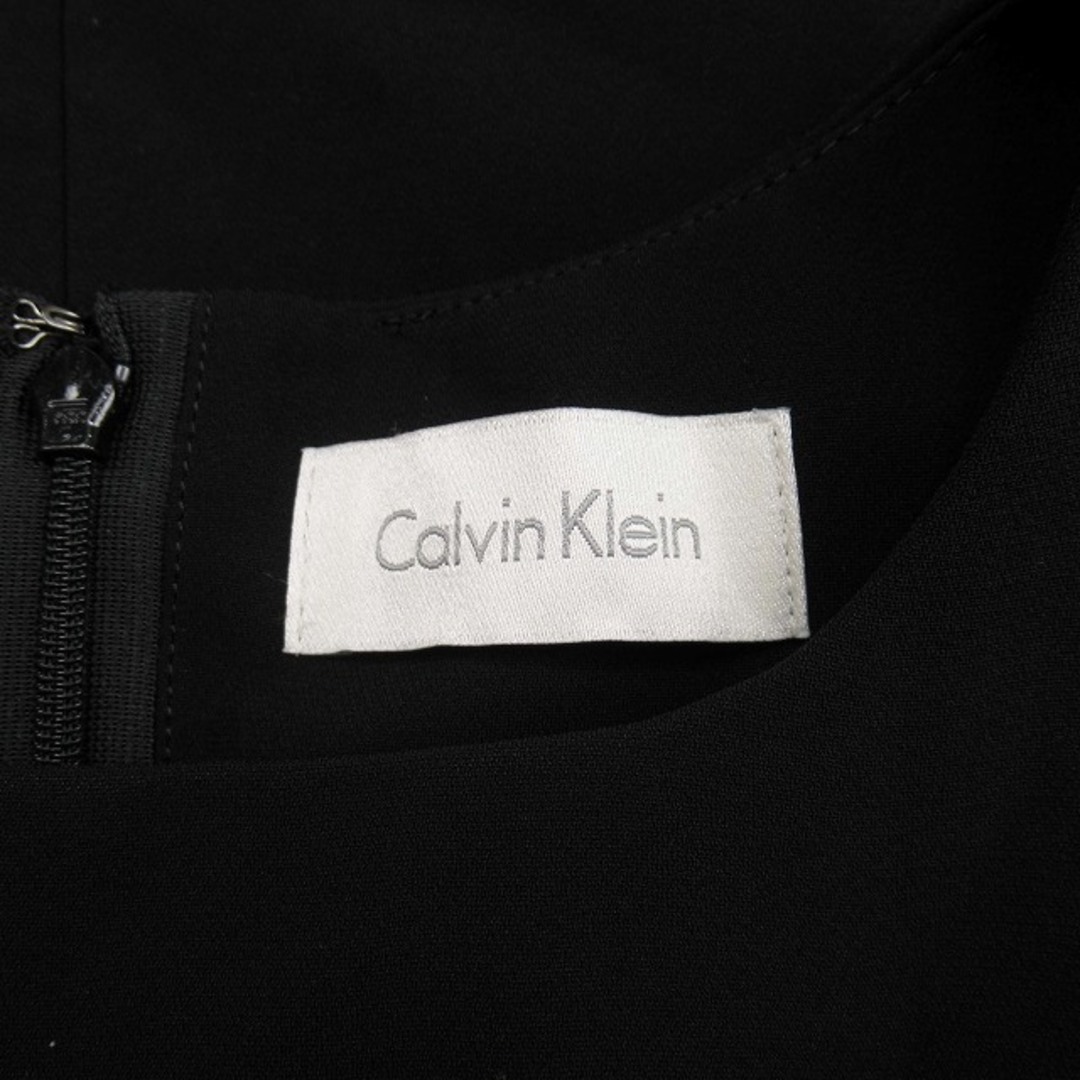 Calvin Klein(カルバンクライン)の美品 カルバンクライン ジョーゼット風 半袖 ブラウス ストレッチ素材 シャツ レディースのトップス(シャツ/ブラウス(半袖/袖なし))の商品写真