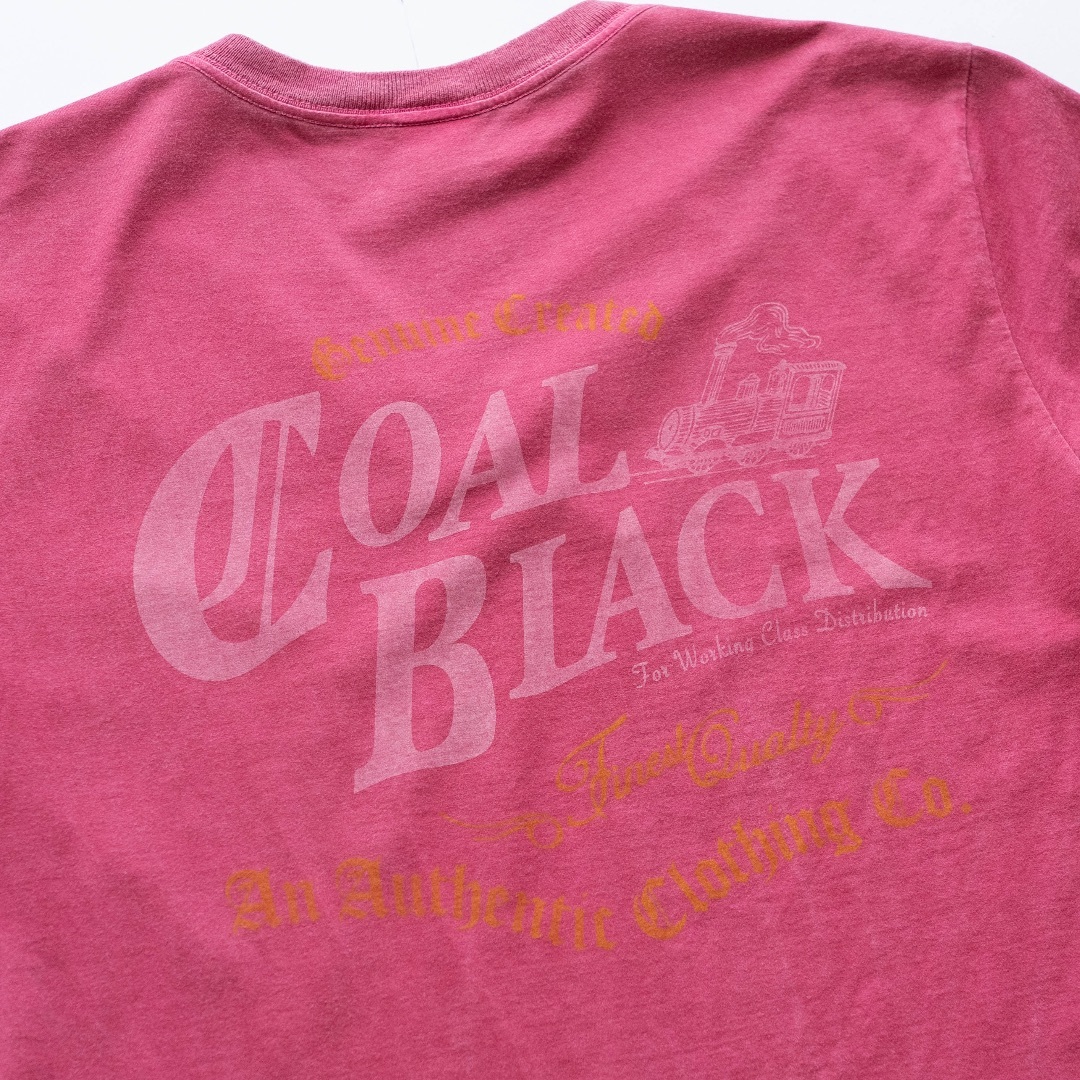 COALBLACK(コールブラック)のCoalblack コールブラック　バックプリントロゴTシャツ　Mサイズ　ピンク メンズのトップス(Tシャツ/カットソー(半袖/袖なし))の商品写真