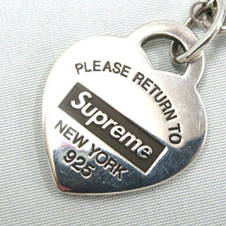 シュプリーム(Supreme)のSUPREME Tiffany & CoHeart Tag Pendant (ネックレス)