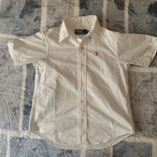 ポロラルフローレン(POLO RALPH LAUREN)の【送料無料!!】キッズ服 ラルフローレン ポロシャツ ホワイト ロゴ入り(その他)