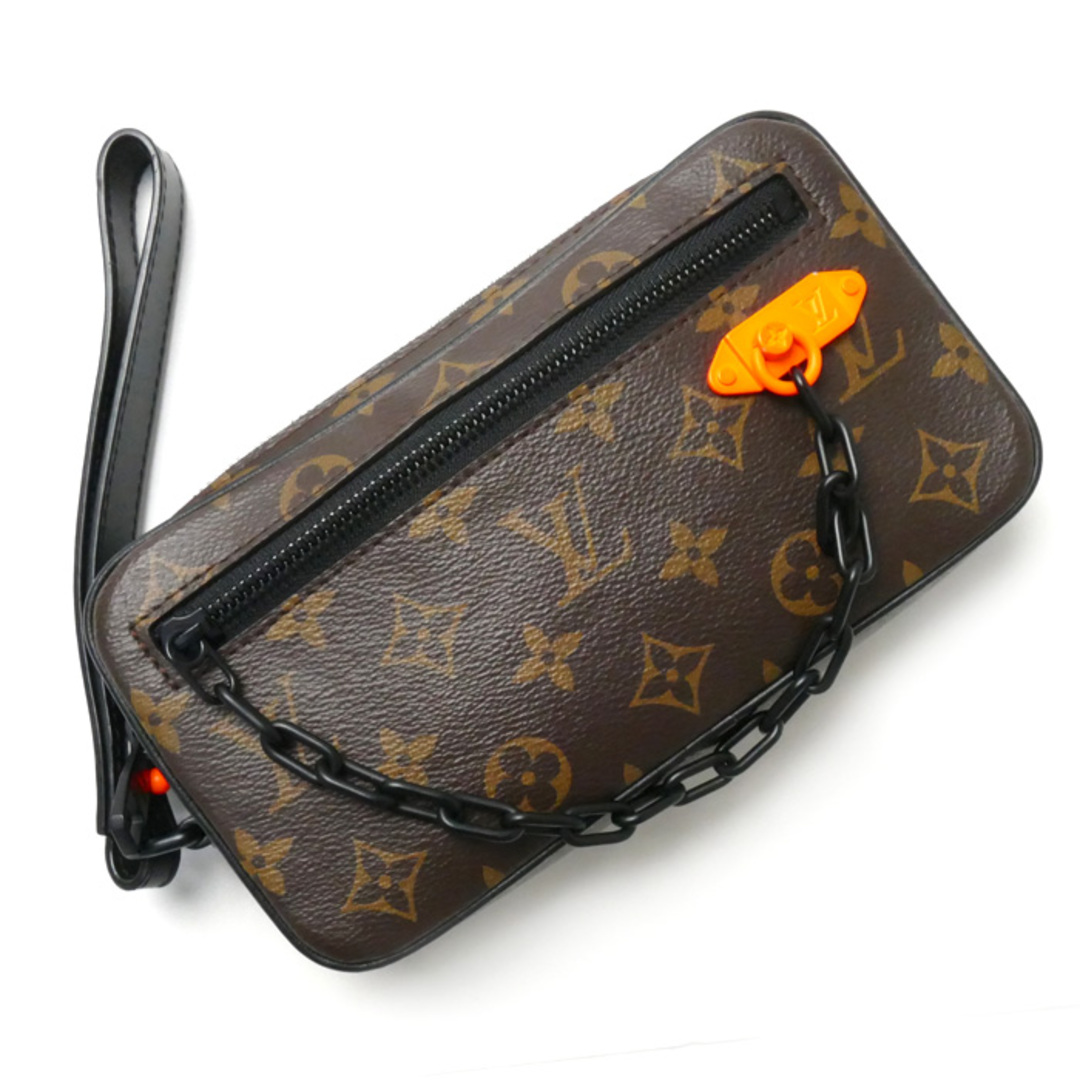 LOUIS VUITTON ルイ・ヴィトン ポシェット ヴォルガ クラッチバッグ モノグラム ブラウン オレンジ M44458 SP3198  メンズ【中古】 | フリマアプリ ラクマ