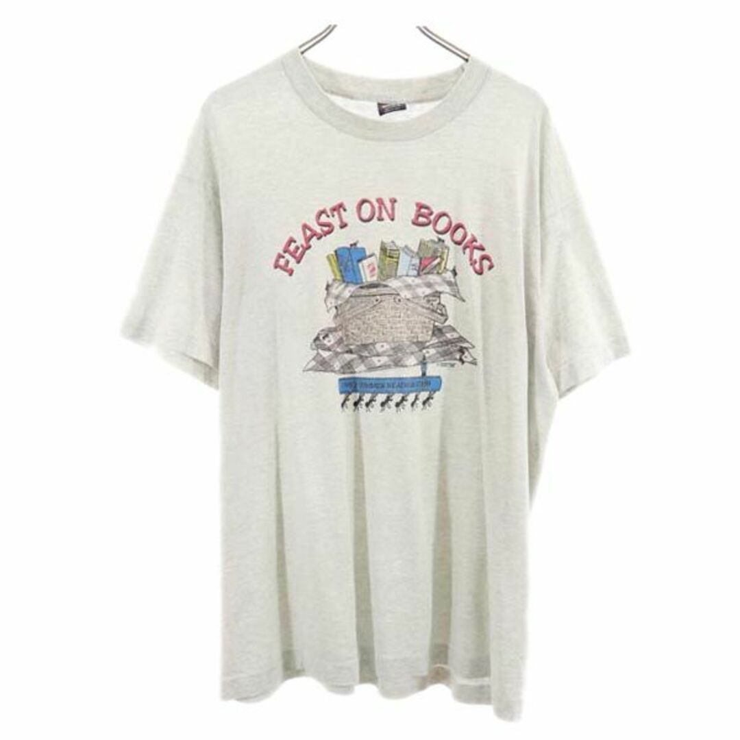 フルーツオブザルーム 90s オールド USA製 プリント 半袖 Tシャツ XL グレー系 FRUIT OF THE LOOM メンズ 【中古】  【230906】 メール便可 | フリマアプリ ラクマ