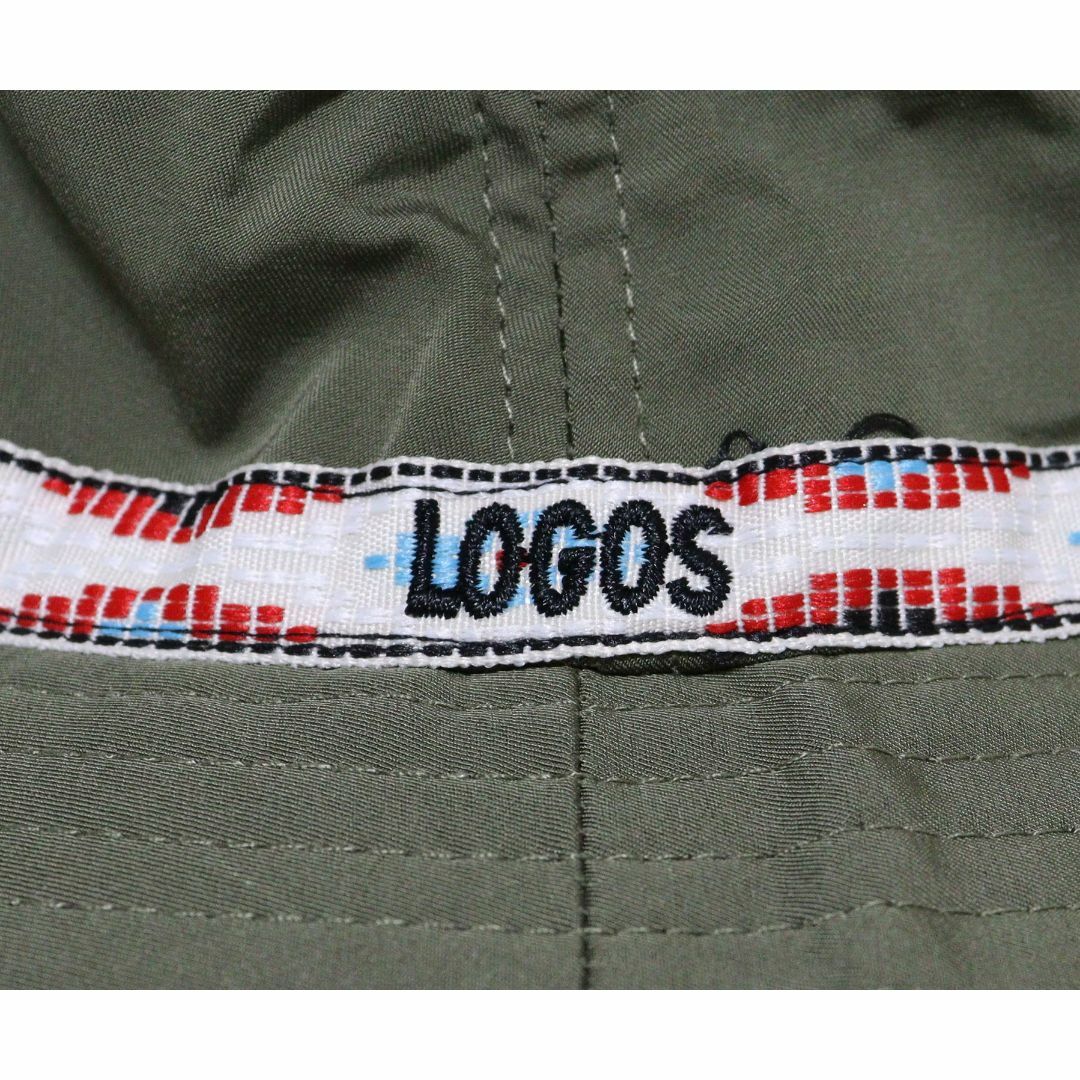 LOGOS(ロゴス)のLOGOS ロゴス アドベンチャーハット サファリハット 撥水ひも付 カーキ新品 レディースの帽子(ハット)の商品写真