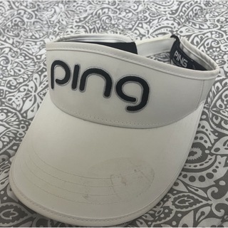 PING - PING サンバイザー　ホワイト