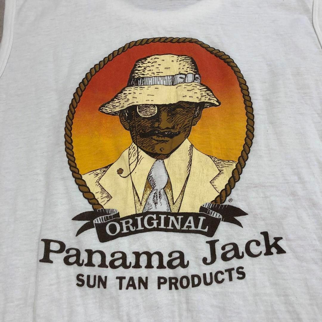 80s ヴィンテージ panama jack ノースリーブ タンクトップ M相当 メンズのトップス(タンクトップ)の商品写真