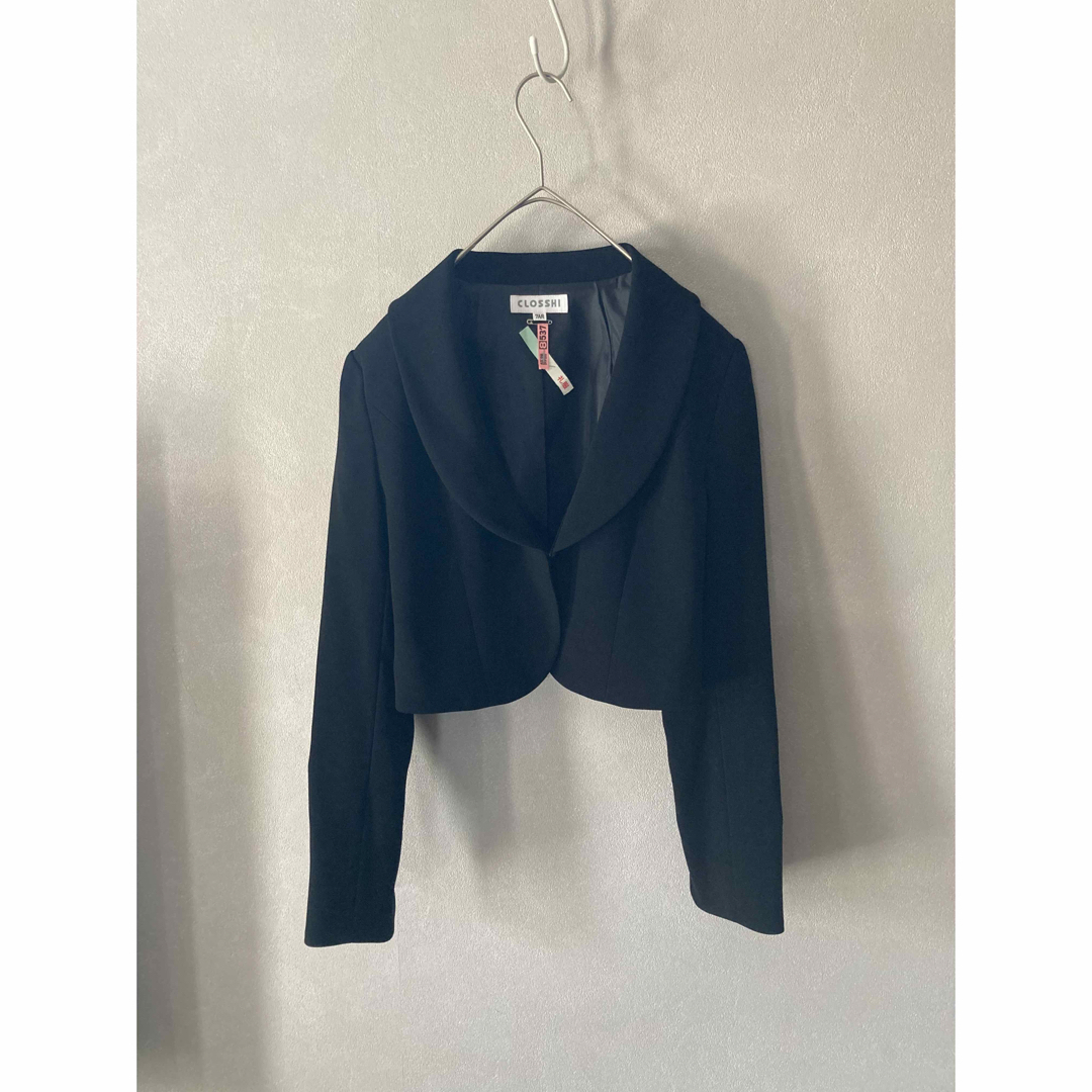 しまむら(シマムラ)のしまむら フォーマルスーツ ワンピース 半袖 長袖ジャケット 3点セット レディースのフォーマル/ドレス(スーツ)の商品写真