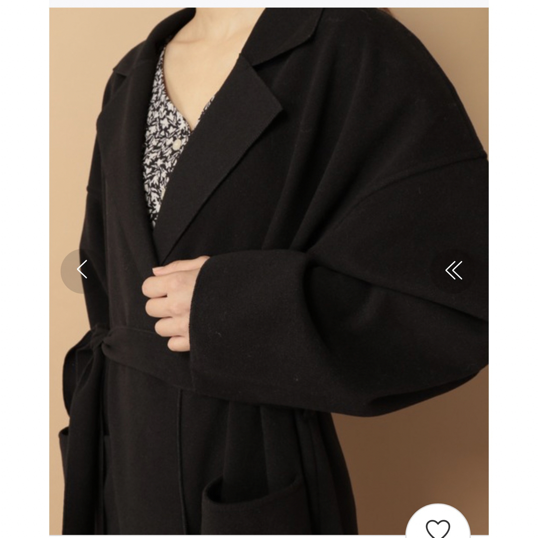 mysty woman(ミスティウーマン)のmysty woman コート　ボリュームガウンコート レディースのジャケット/アウター(ガウンコート)の商品写真