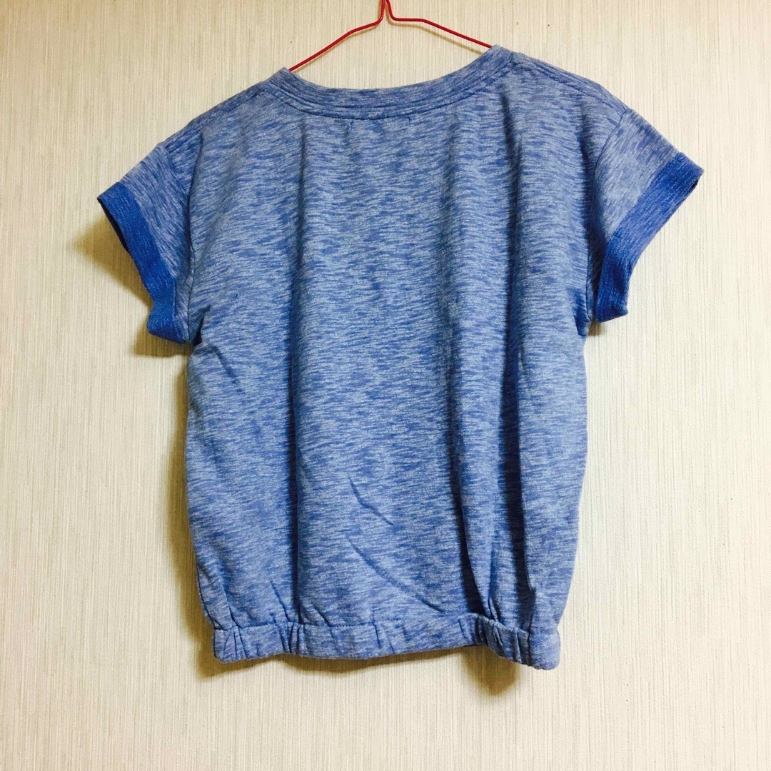 RETRO GIRL(レトロガール)のブルー＊ロゴTシャツ レディースのトップス(Tシャツ(半袖/袖なし))の商品写真