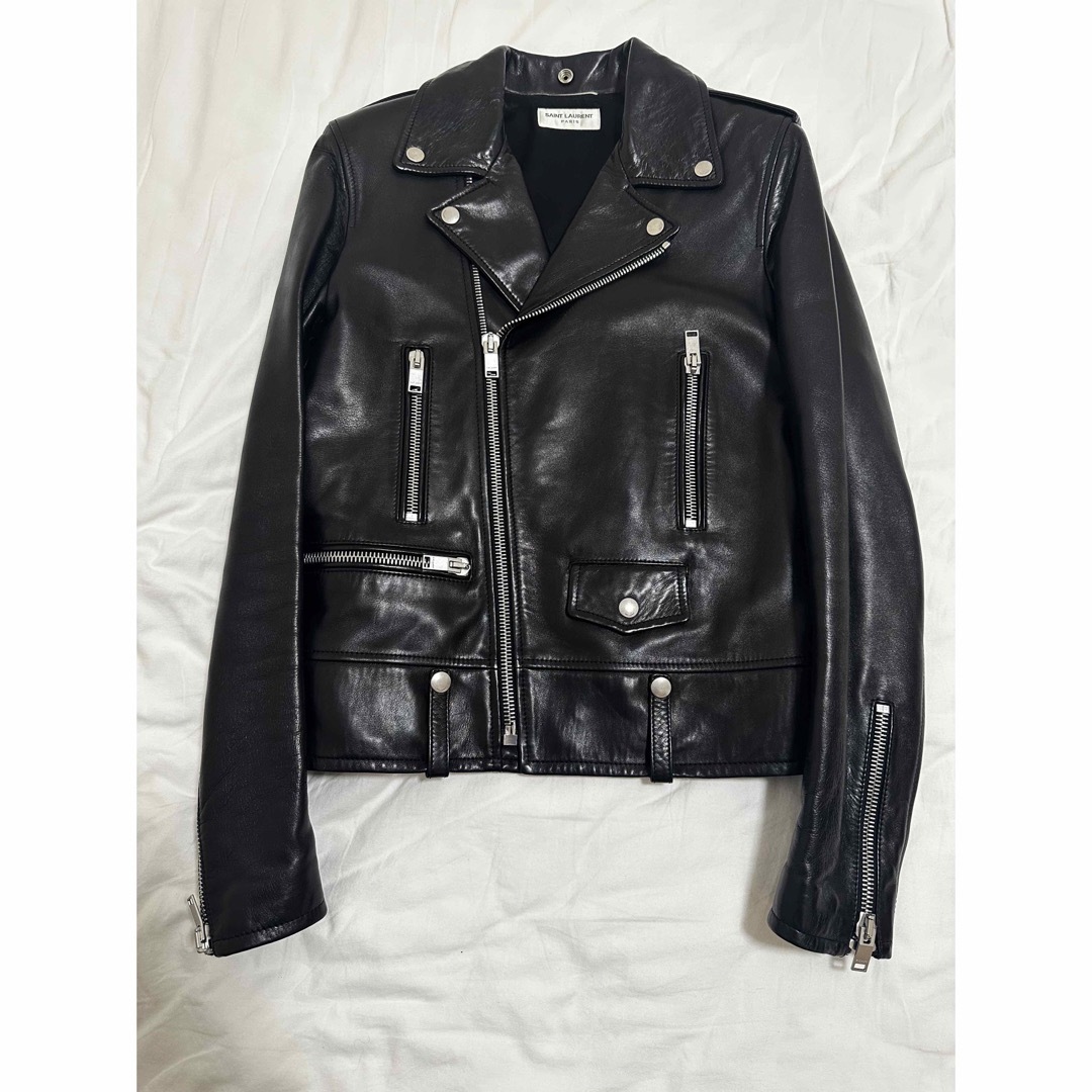 Saint Laurent L01ライダースジャケットスエード、エディ期